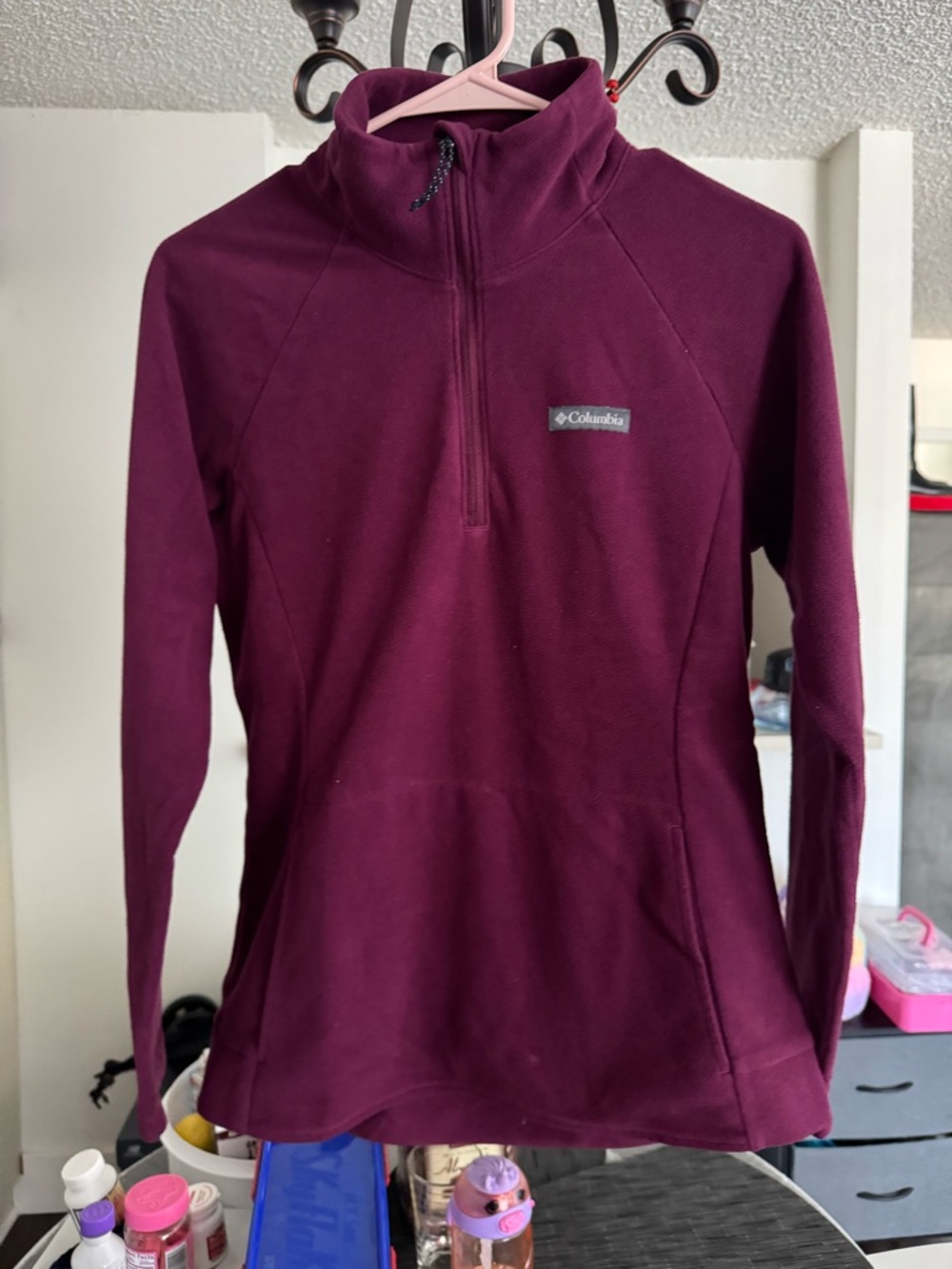 Columbia Women's Plum Half-Zip Fleece Pullover